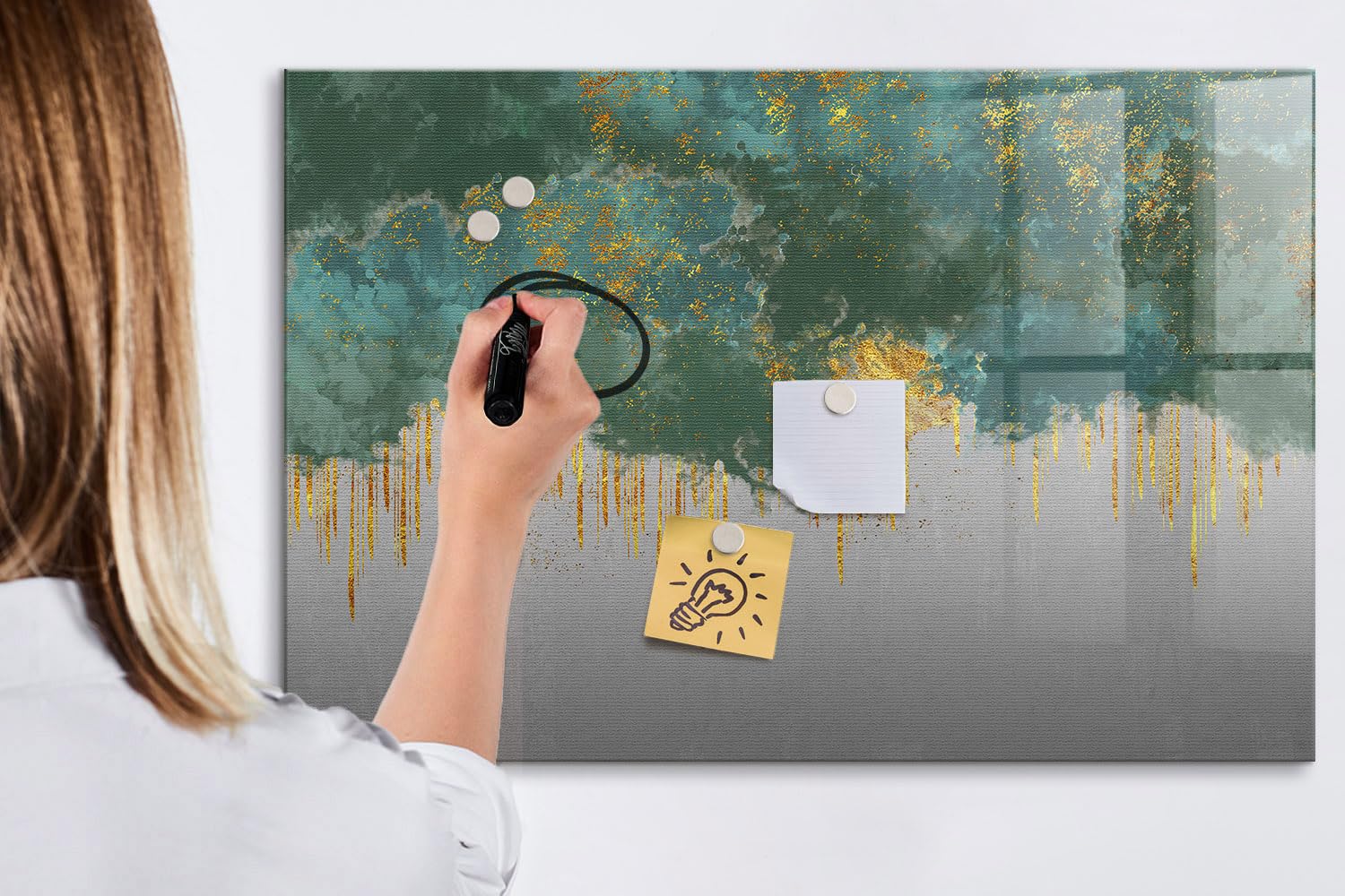Tableau magnétique horizontal 90x60 cm | Motif décoratif