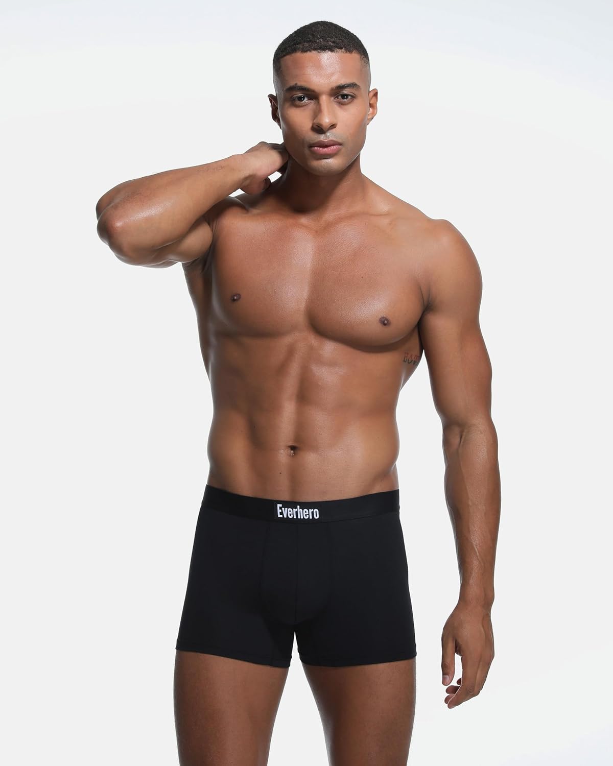 Men's Underwear Boxer Briefs 2Pack, Modal & Cotton Underwear with ComfortFlex Waistband, Moisture Wicking - Image 4