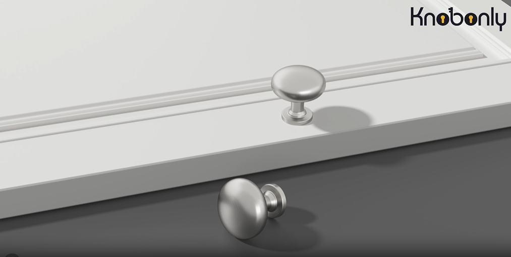 POVEFONK 30 Pack Brushed Satin Nickel Kitchen Cabinet Knobs