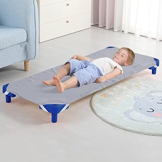 Biloban Daycare Cot Sheets Standard 23x51 Inch Breathable Microfiber Nap Sheets for Kids, Grey - Secure Fit & Odor-Free