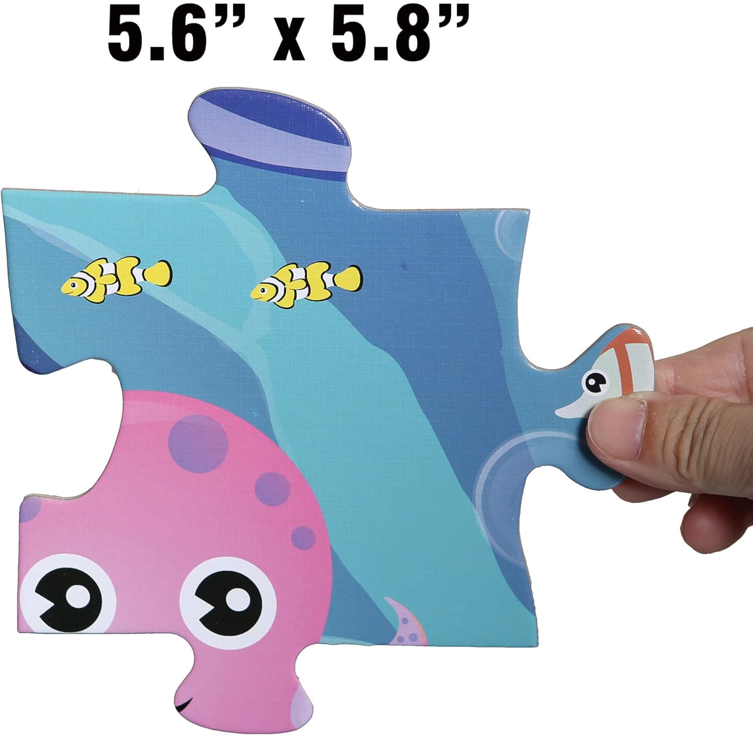 Underwater Floor Puzzle for Kids 3-5: 48 Large Pieces for Children Ages 4-8 - Learning & Eductional Jigsaw Puzzle for Toddler's Gift & Family Activities