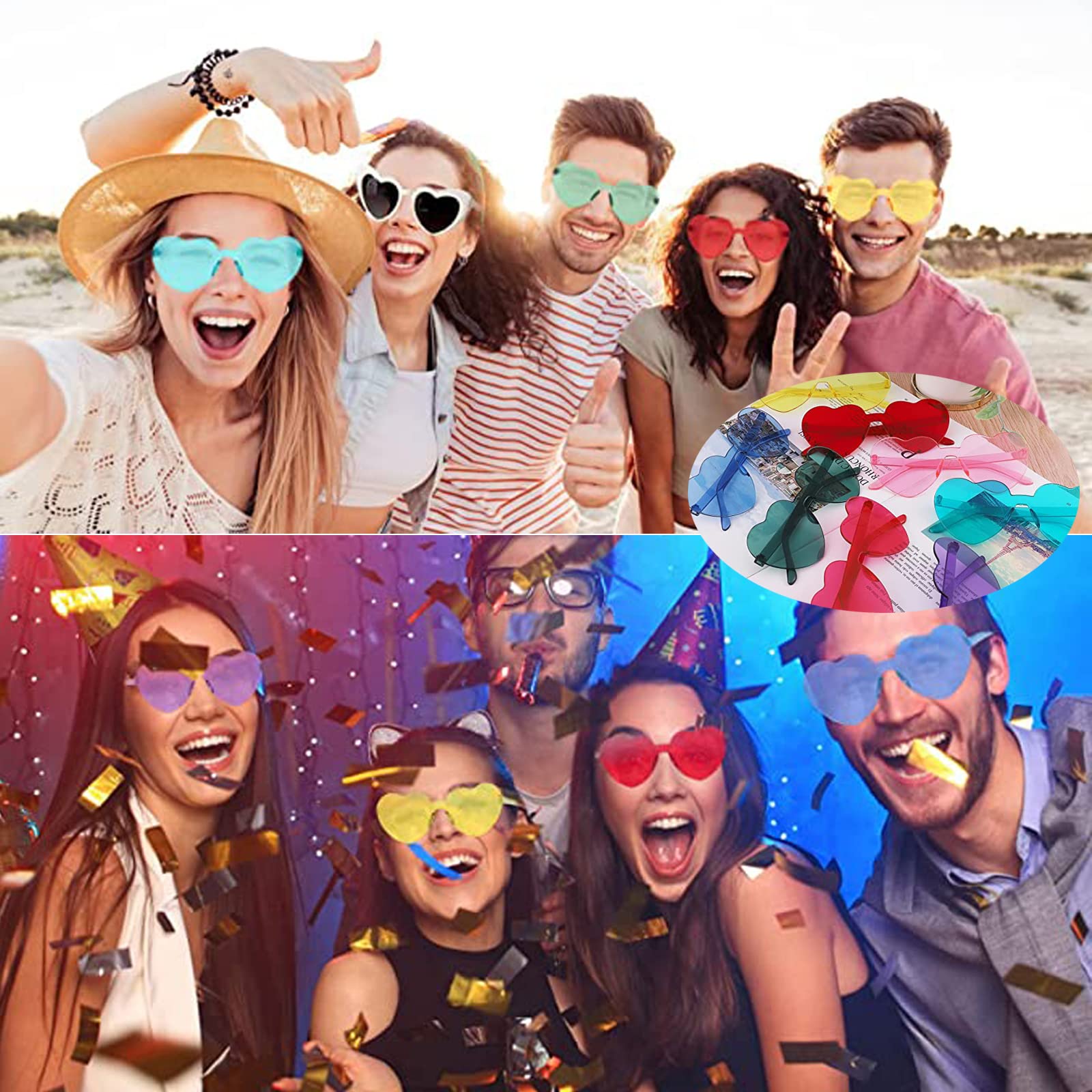 Mount Kumgang Party Sunglasses, Funny Hawaiian Glasses, Summer Party Photo Booth Props, Tropical Costume Favours - Image 3