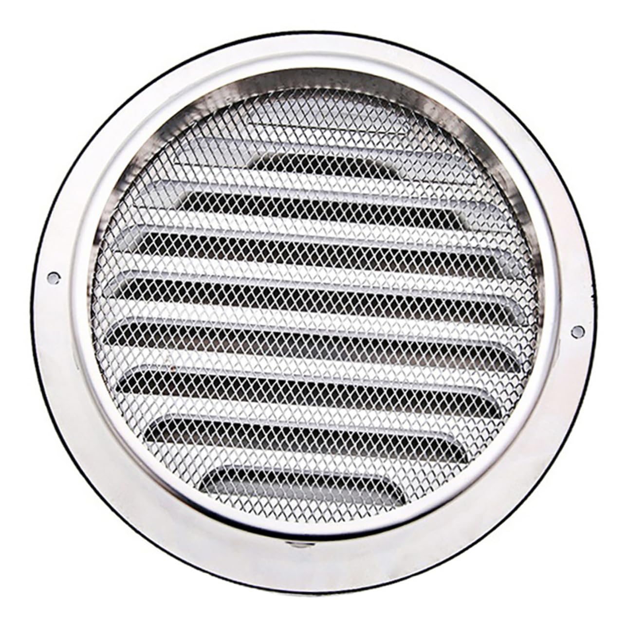 KGLHJDY Angoily Stainless Steel Chimney Rain Cap Roof Vent Rainproof Protector 160mm Flat Vent Cover for Wall Air Ducting Ventilation and Exhaust
