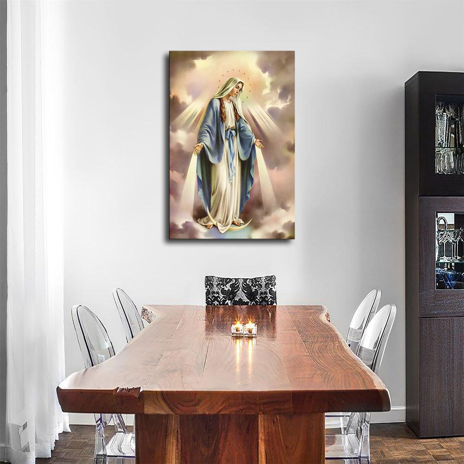 Blessed Virgin Mary Poster Mother Mary Poster Picture HD Canvas