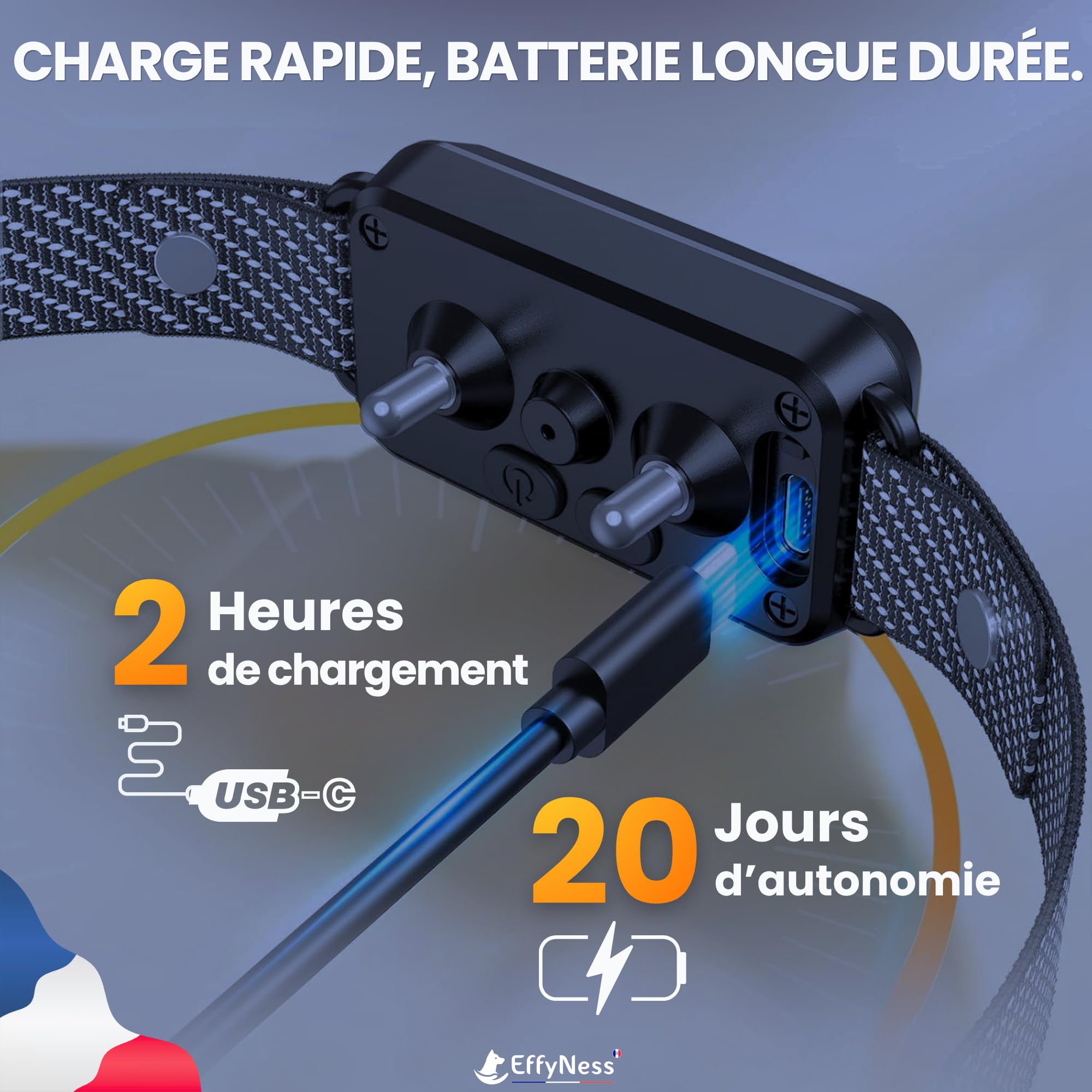 Collier Anti Aboiement Chien - Nouveau 2026 : Résultat Stop Immédiat - Automatique - Réglable - 3 Modes/7 Niveaux - Rechargeable - sans Douleur - Petits Gros Chiens - Electrique - Anti-Aboiement