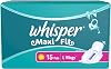 Whisper Maxi Fit Sanitary Pads - Large Wings Pack of 15 Piece Pack