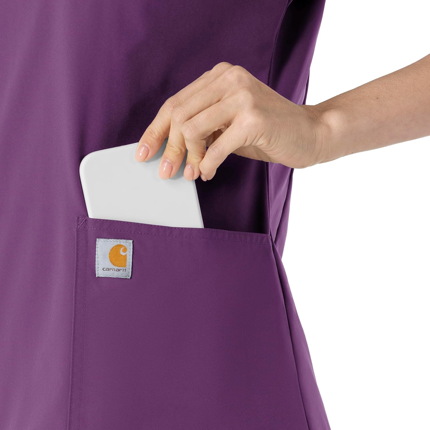 Carhartt Scrubs C13210 Women's Force® Cross-Flex Modern Fit Flex Panel - Image 7