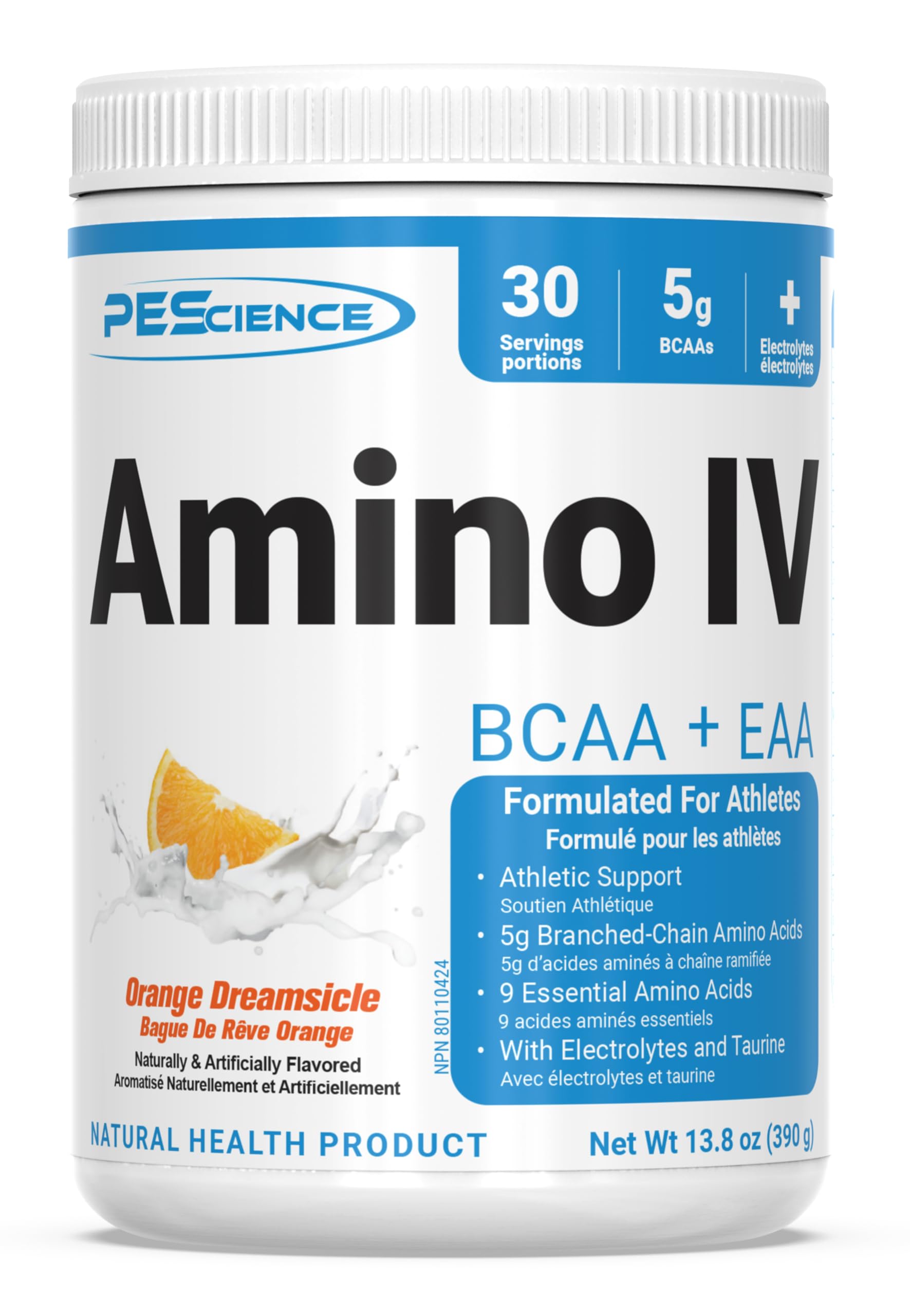 PESCIENCE PES Amino IV BCAA & EAA Orange Dreamsicle 30serv