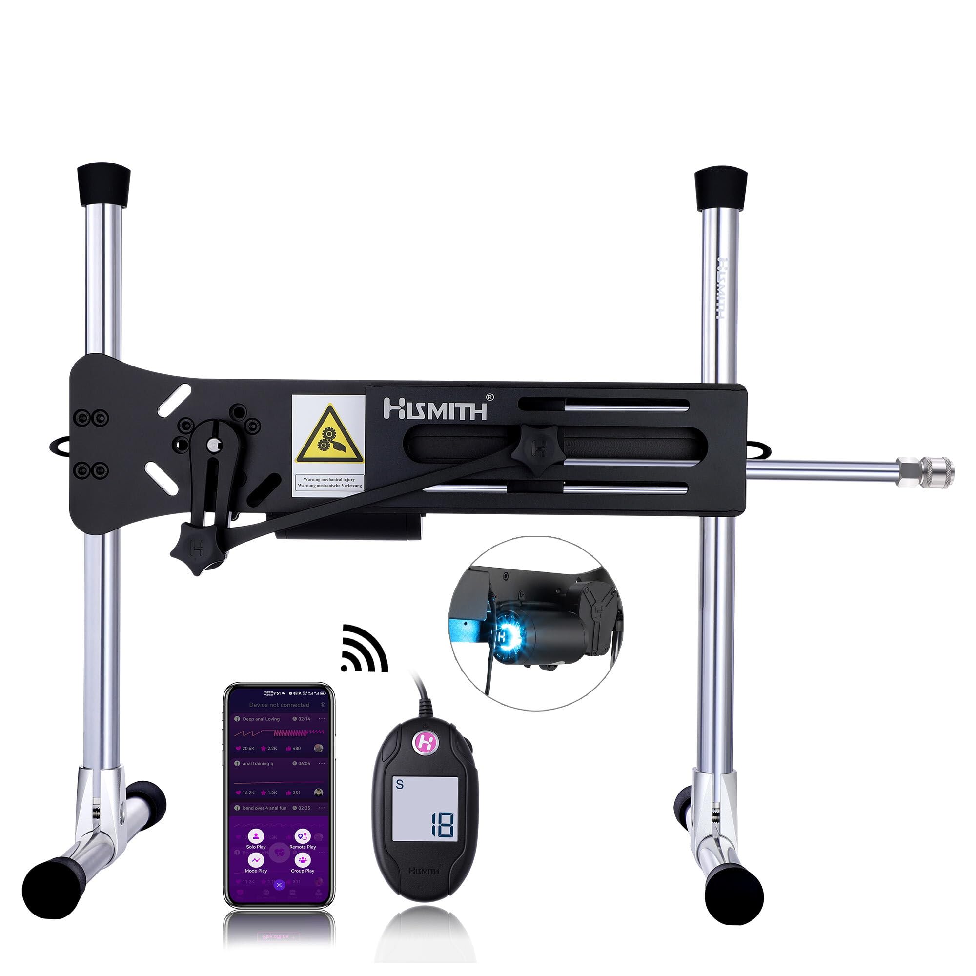 Hismith 4.0 Premium sex machine,Modularized machine with KlicLok
