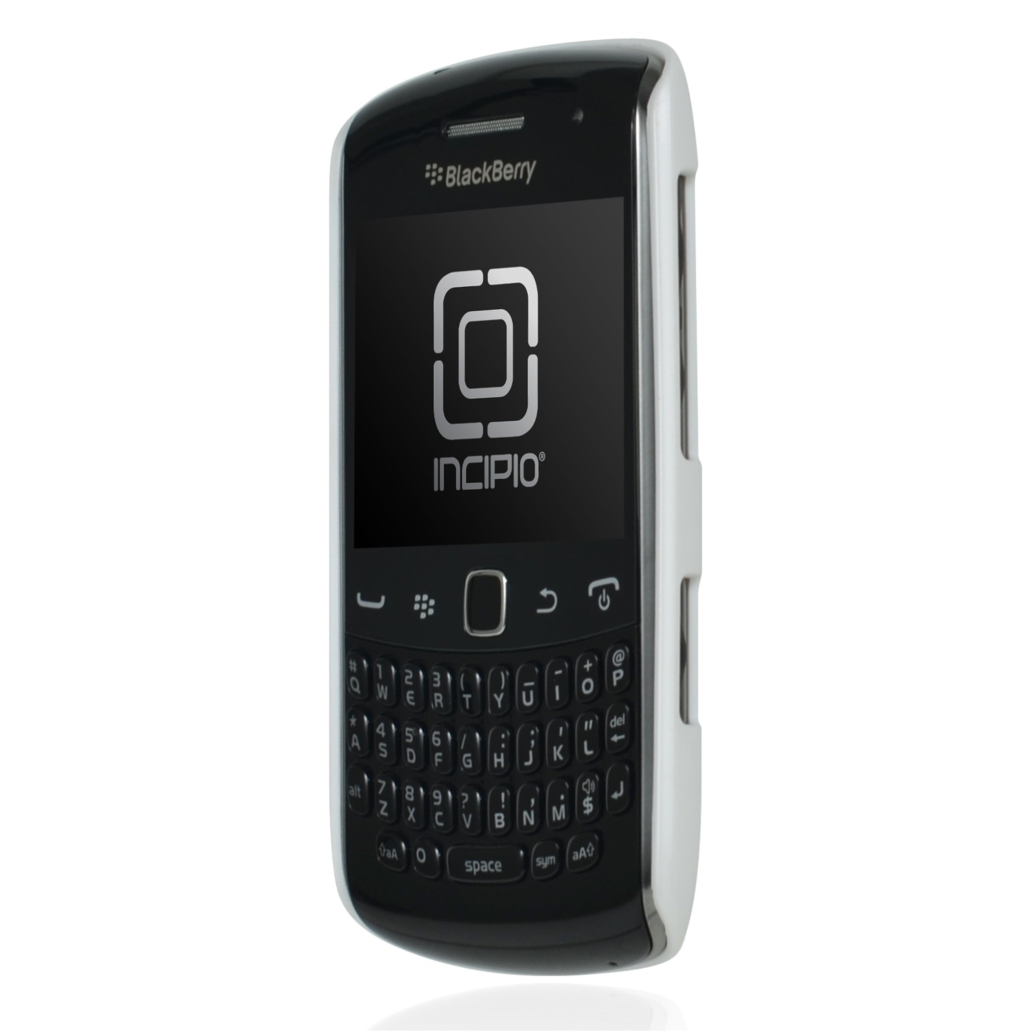 Incipio BlackBerry Curve 9350, 9360, and 9370 Feather Ultralight Hard Shell Case - 1 Pack - Retail Packaging - Iridescent White
