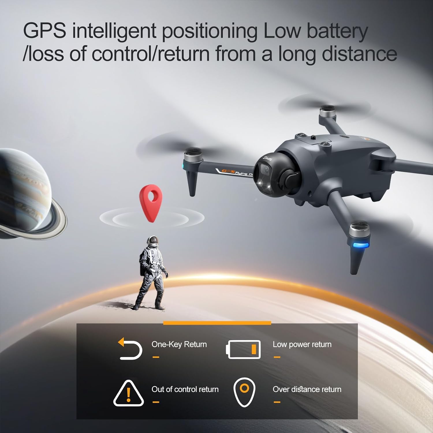 elecci YL059 GPS Drone flying with GPS intelligent positioning