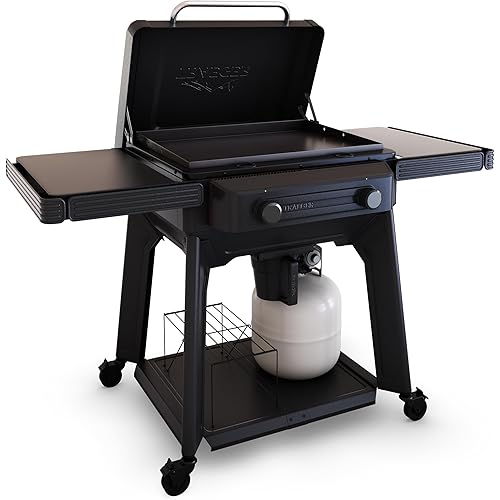 Traeger Grills Flatrock 2 Zone, 26-Inch Flat Top Griddle, Outdoor Gas Grill with Dual-Zone TruZone Cooking, Even Heat, and EZ-Clean Grease Management, Premium Propane Griddle for Outdoor Cooking