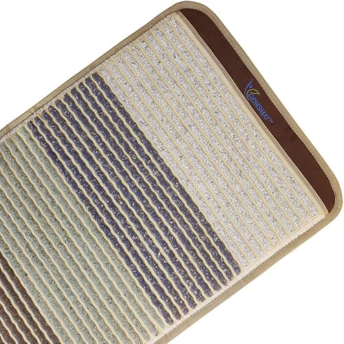 Miniatura 3 de GemsMat - Elie- 8 coloridos tapetes de piedra de cristal de amatista infrarroja lejana jade obsidiana aventurina turquesa granate cornalina rosa (72