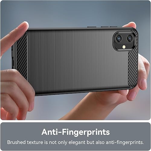 Miniatura 6 de Osophter Para Galaxy A05 Caso con 2 unids Protector de pantalla Absorción de Golpes Flexible TPU Cubierta Protectora de Caucho para Samsung Galaxy