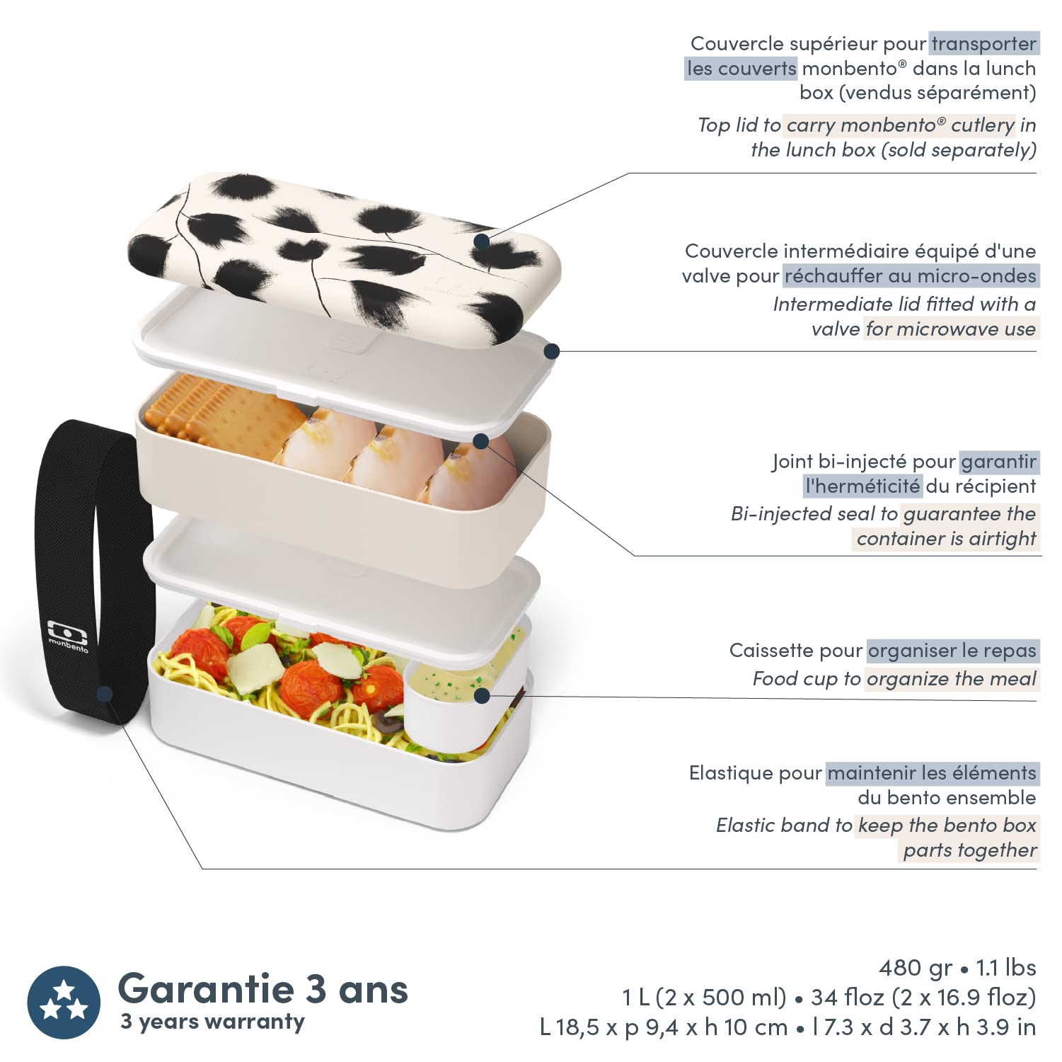 Monbento Bento Box MB Original - Brotdose Made In France