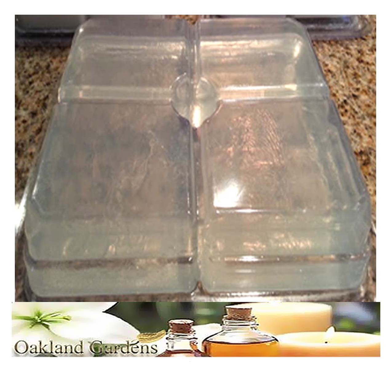 GLYCERIN CLEAR Melt and Pour MP Soap Making Kit - Excellent Indoor Activity, Good Clean Fun, Hobby, Party Favors - BULK x Soap Making Kit By Oakland Gardens (1 MP Soap Kit + 8 LB Soap)