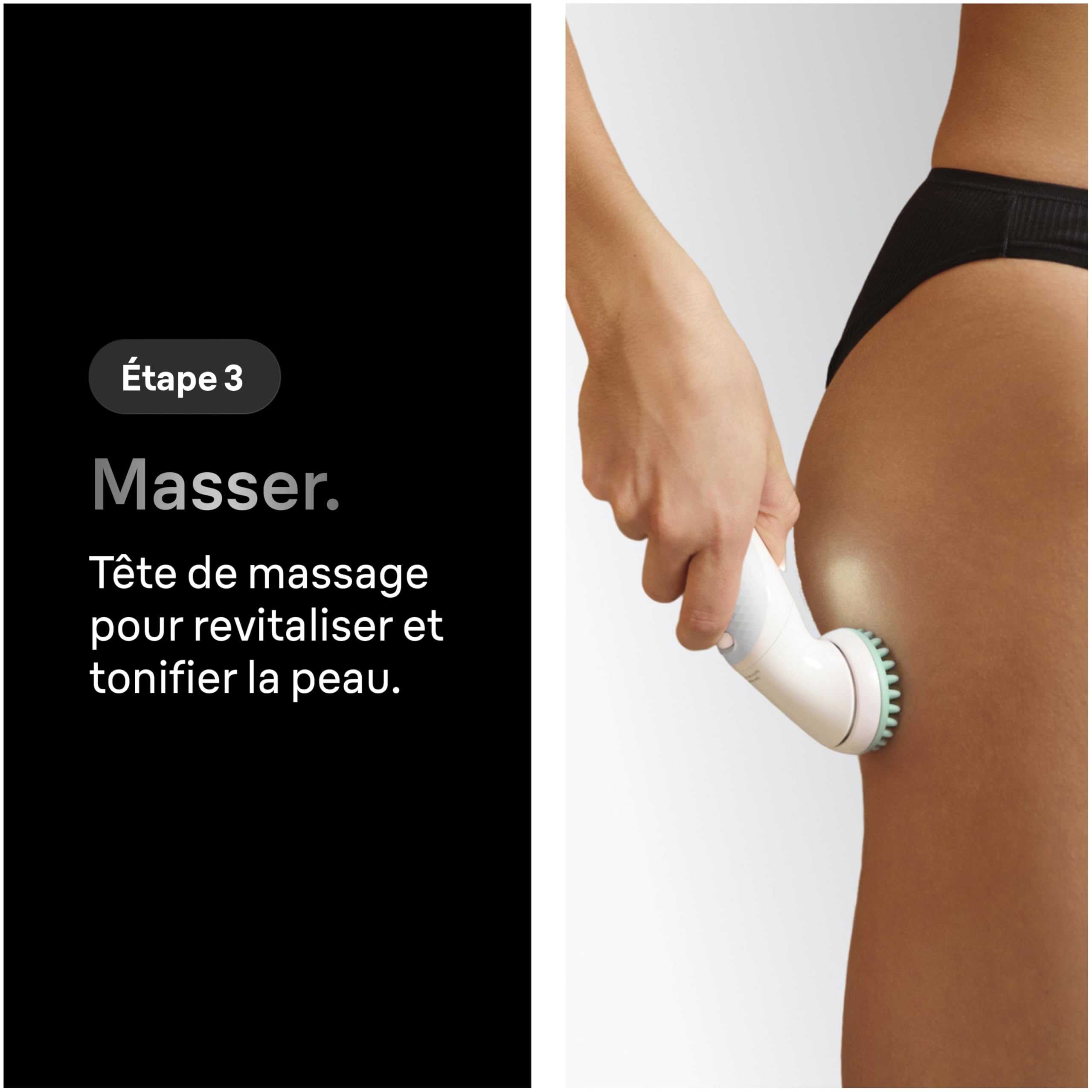 Braun Epilateur Electrique Femme Silk Epil 9 SkinSpa 9-080, Argent – Etanche, sans Fil, Tête Pivotante, Coffret Epilation Tout-en-Un, Sabot Tondeuse, Coussin de Massage, Brosse Exfoliante - 5