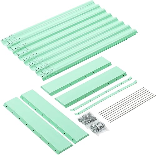 Miniatura 26 de Land Guard Kit de cama de jardín elevada galvanizada de 8 x 4 x 2 pies, macetas galvanizadas elevadas para exteriores, grandes camas de jardín