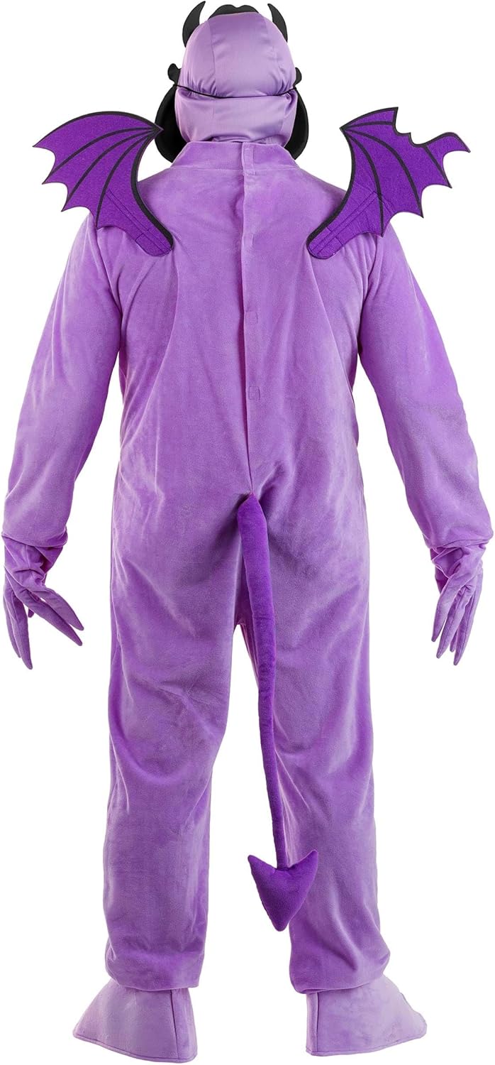 Plus Size Disney Hercules Pain Adult Costume | Minion Jumpsuit Includes Hood, Mask, Gloves and Shoe Covers - Image 7