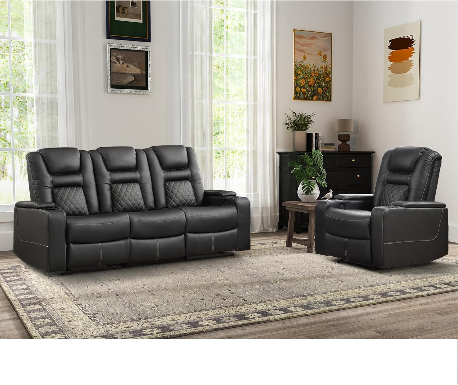 CANMOV Electric Power Home Theater Seating Set,PU Philippines | Ubuy