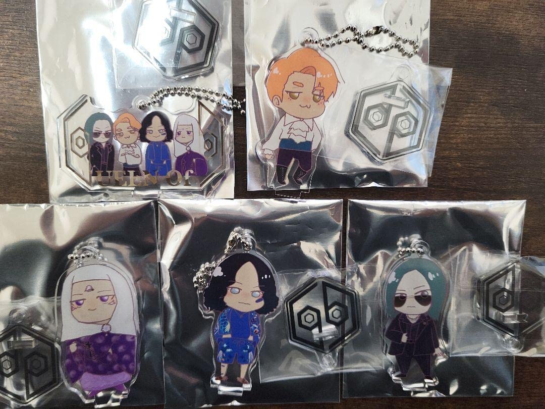 女王蜂　アクリルキーホルダー 4人セット Amazon.co.jp: 女王蜂 アクリルキーホルダー KING BITCH