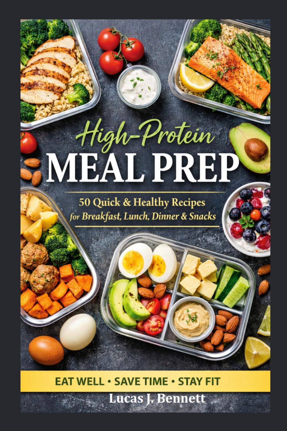 High-Protein Meal Prep: 50 Quick and Healthy Recipes for Breakfast, Lunch, Dinner and Snacks