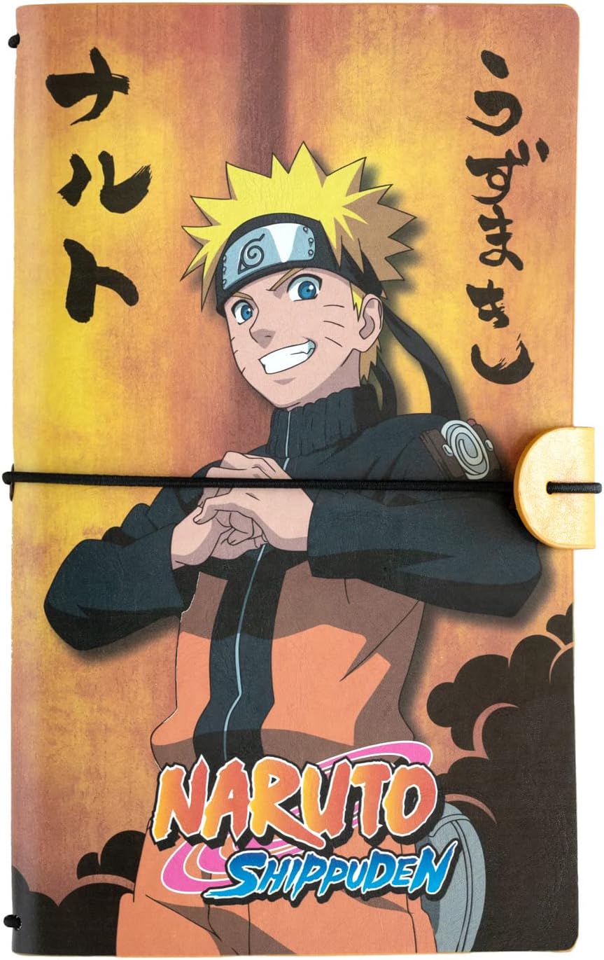 Grupo Erik Travel Journal Notebook - Naruto Manga | Travel Accessories For Women & For Men, Travelling Essentials, Diary Planner Notebook | Naruto Gifts Under 15 Pounds