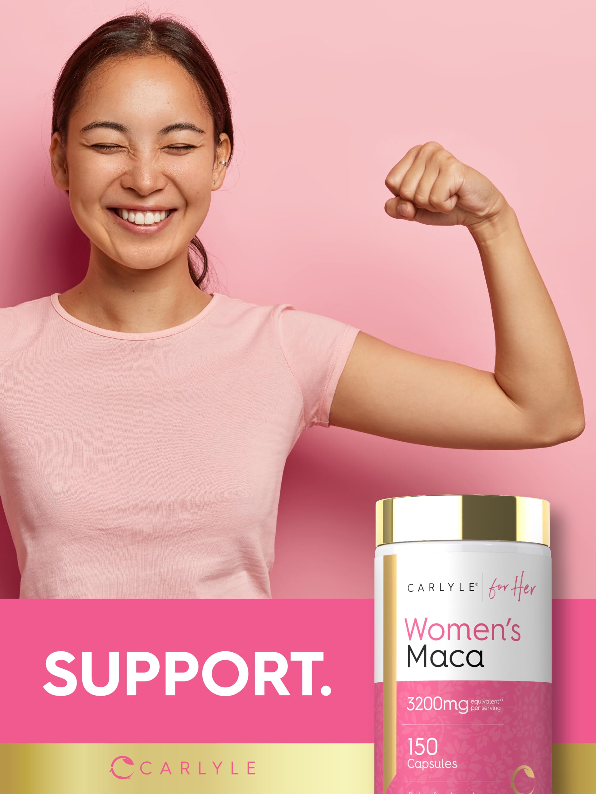 Carlyle Maca Root Capsules for Women | 150 Count — Amazon image 6