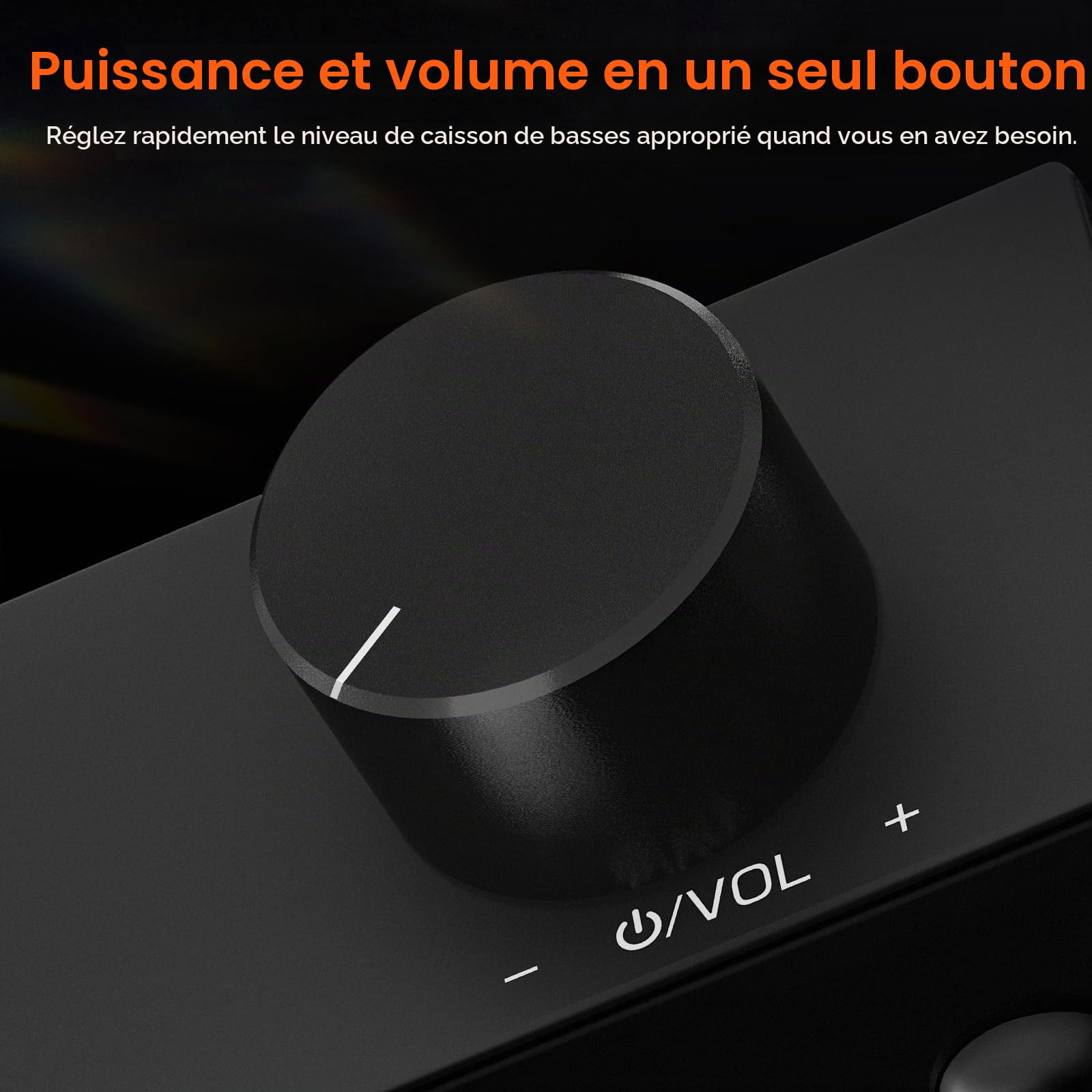 Mini Amplificateur Mono pour Caisson de Basses Nobsound : Amplificateur HiFi 100 W avec TPA3116 et Filtre Passe-Bas pour Home cinéma, Caisson de Basses, Jeux, Caisson de Basses et Enceintes (NS-21G)