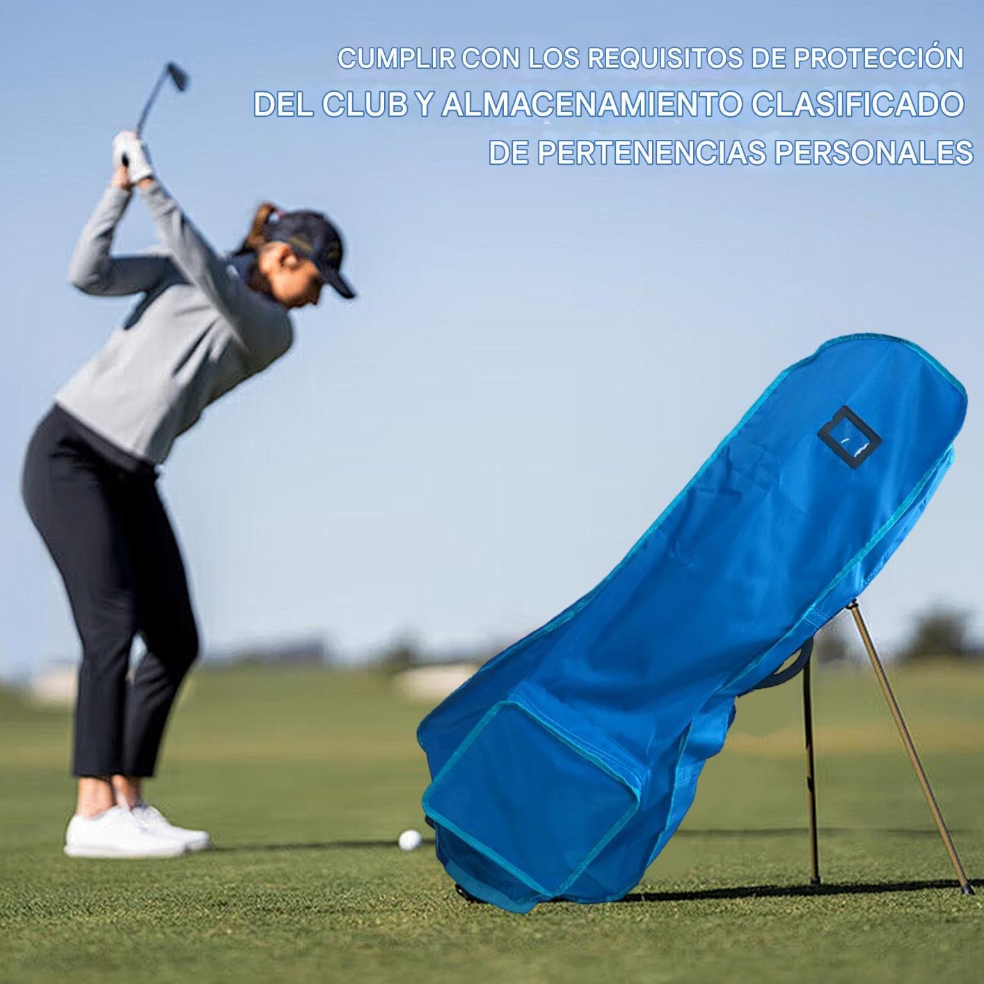 Cubierta para Bolsa De Golf Capa de Lluvia para Equipo de Golf Portátil