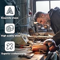 Vista 5 de Letras de madera azul rústica de 6 pulgadas, letras de madera sin terminar para pared, letras decorativas azules retro de pie, decoración de tablero