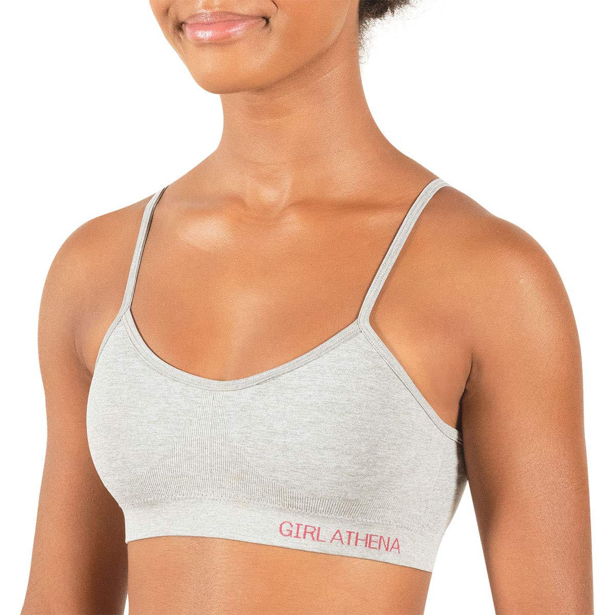 ATHENA Fashion 2 Reggiseni Bambine E Ragazze | Microfibra Morbida Senza Cuciture, Spalline Sottili