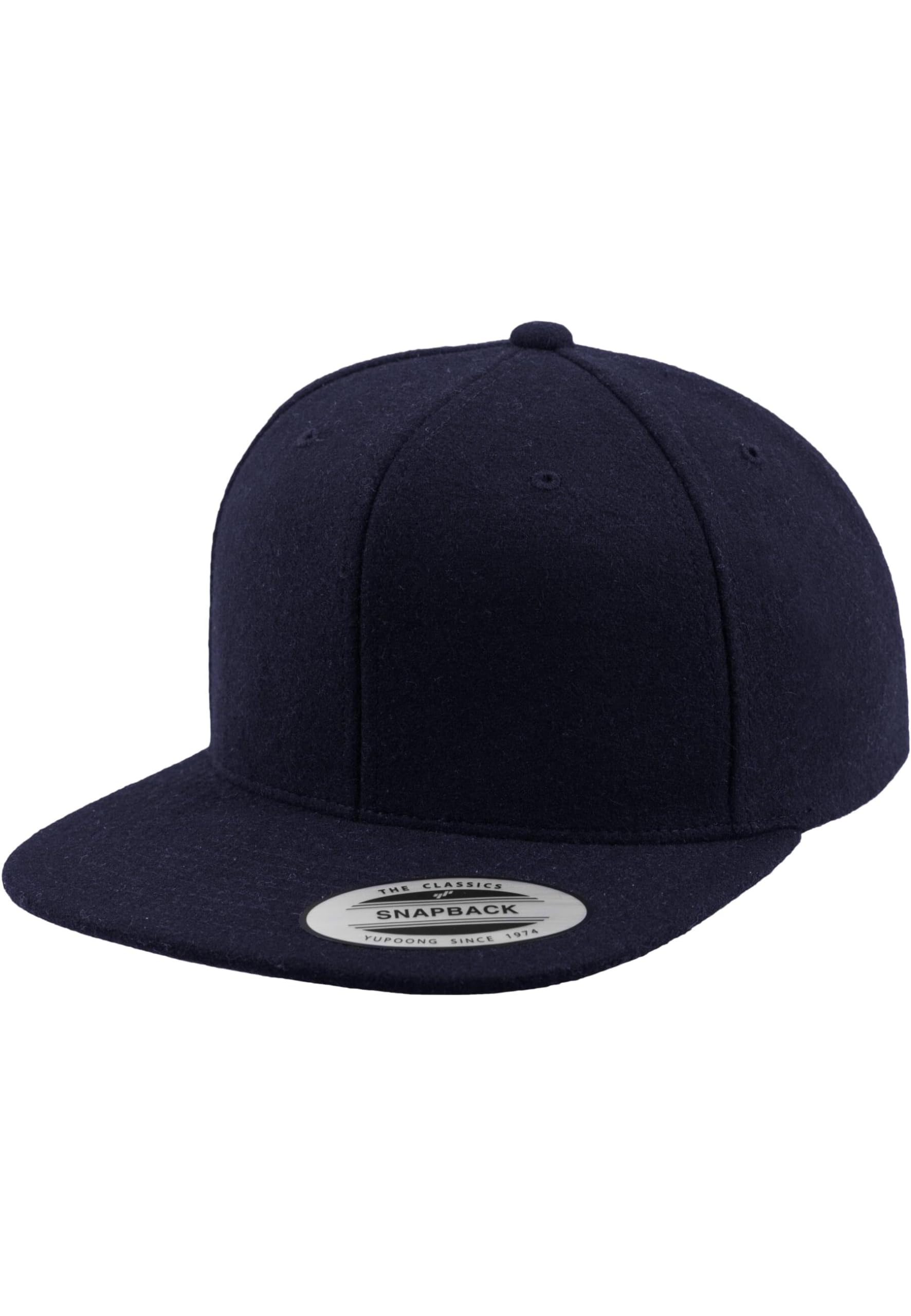 Flexfit Mütze Melton Wool Snapback, Darkgrey, One Size