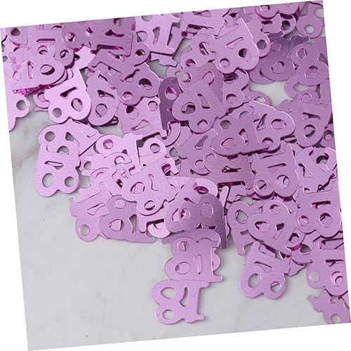 Miniatura 4 de Didiseaon 600 piezas de decoración de mesa de comedor de cumpleaños, confeti con purpurina, decoración de mesa de comedor, decoración de mesa de