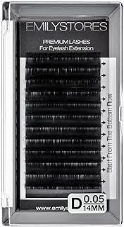 Extensiones de pestañas de 0.002 in de grosor...