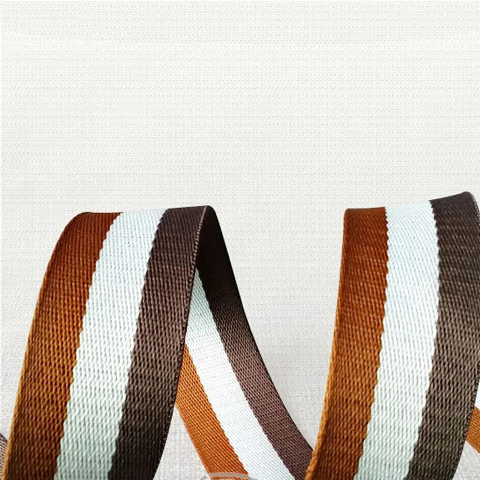 Cinta jacquard de poliéster, cinta multicolor a rayas varios anchos(25mm)