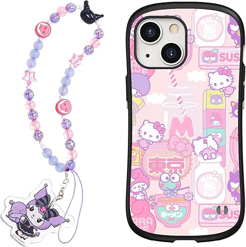 iFace Kuromi & Baku Bead Strap + Funda de primera clase para iPhone 13