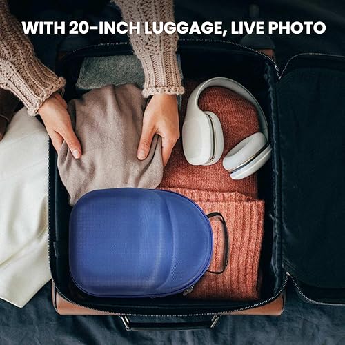 Miniatura 6 de Livelab Funda de viaje para sombreros, funda rígida para gorras de béisbol, almacenamiento de sombreros para viajes con asa de transporte y correa