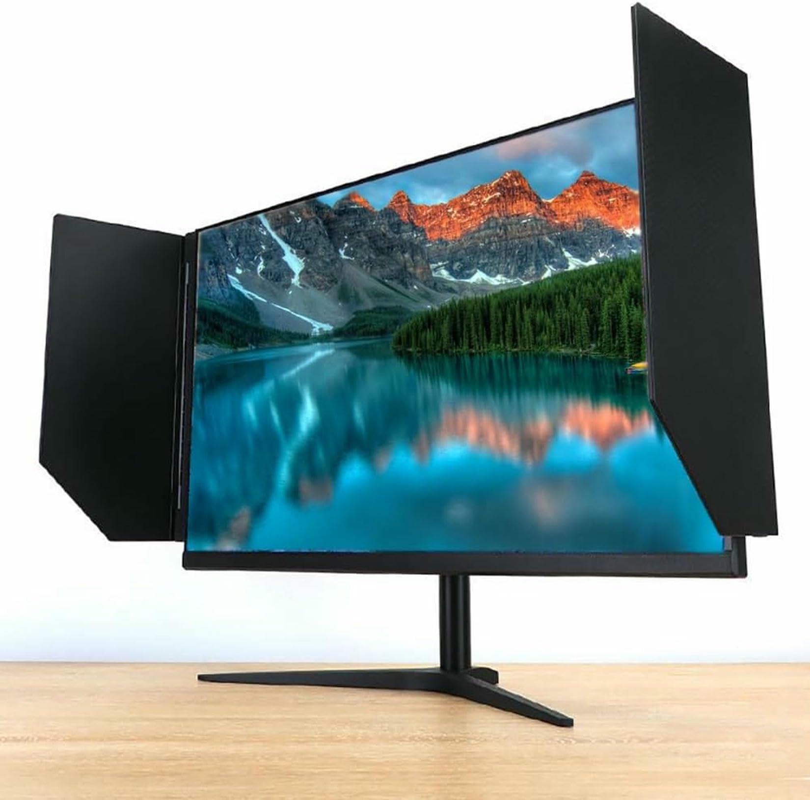 Cappuccio del Monitor Ombrello, Cappuccio dello Schermo del Computer da 24-27 Pollici Regolabile, Ombrello Pieghevole Anti-Abbagliamento per Laptop, per Giochi di Ufficio E Gioco