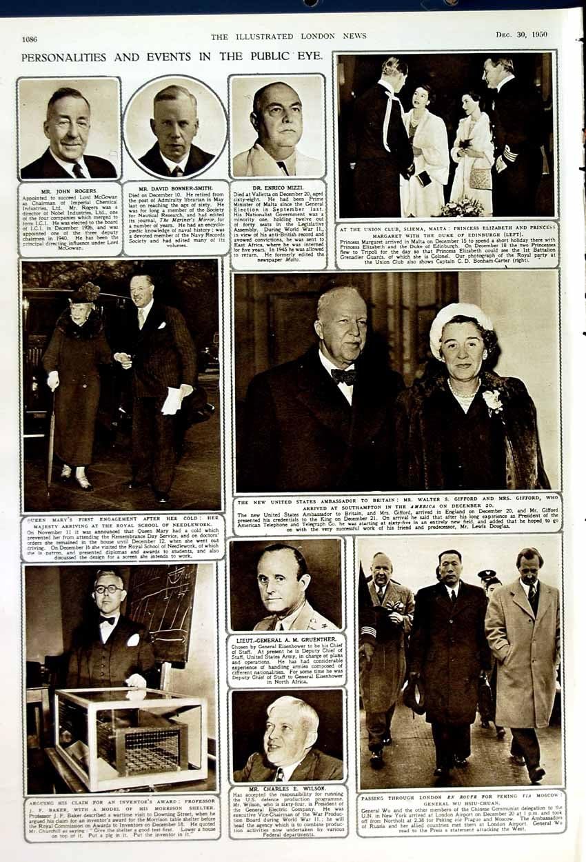 Print 1950 Mills Circus Olympia Gifford Princess Queen