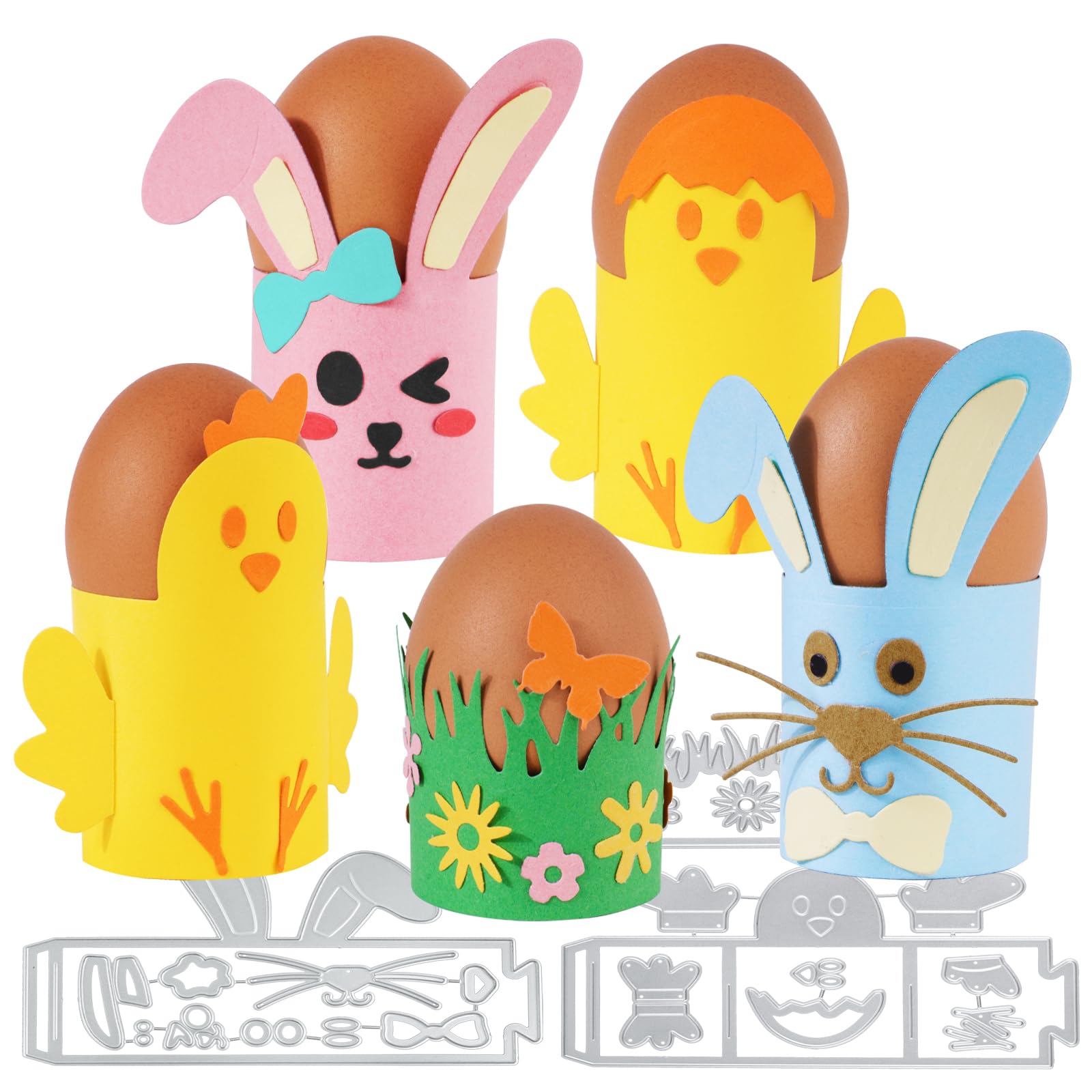 Uovo di Pasqua decorato da colorare
