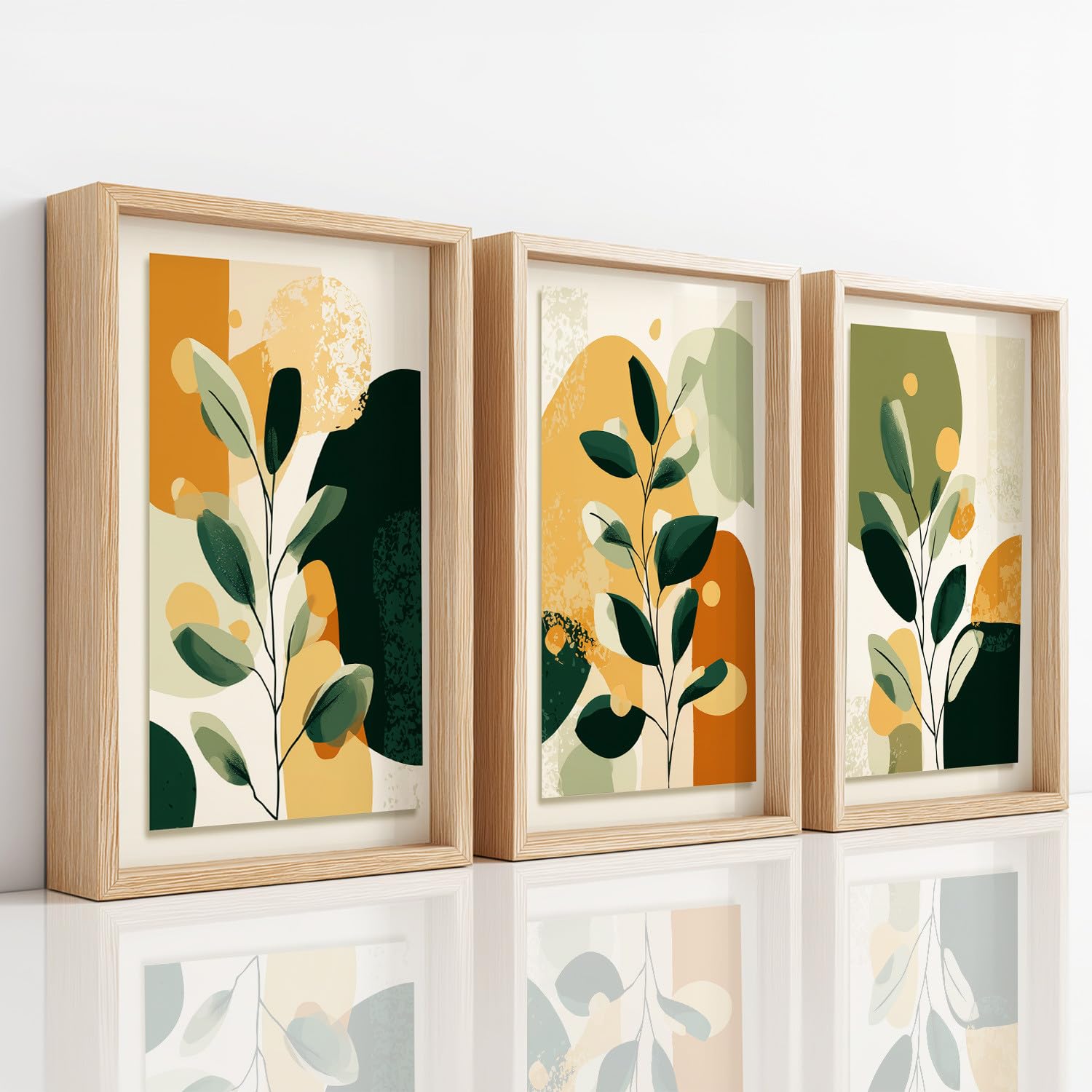 Obrazy na płótnie, duże, 40 x 60 x 3, dekoracja ścienna do salonu, sypialni, domu, biura, boho, botaniczne, kolorowe gałązki, geometryczne, pokojowe, dekoracja pokoju, obraz artystyczny, plakat