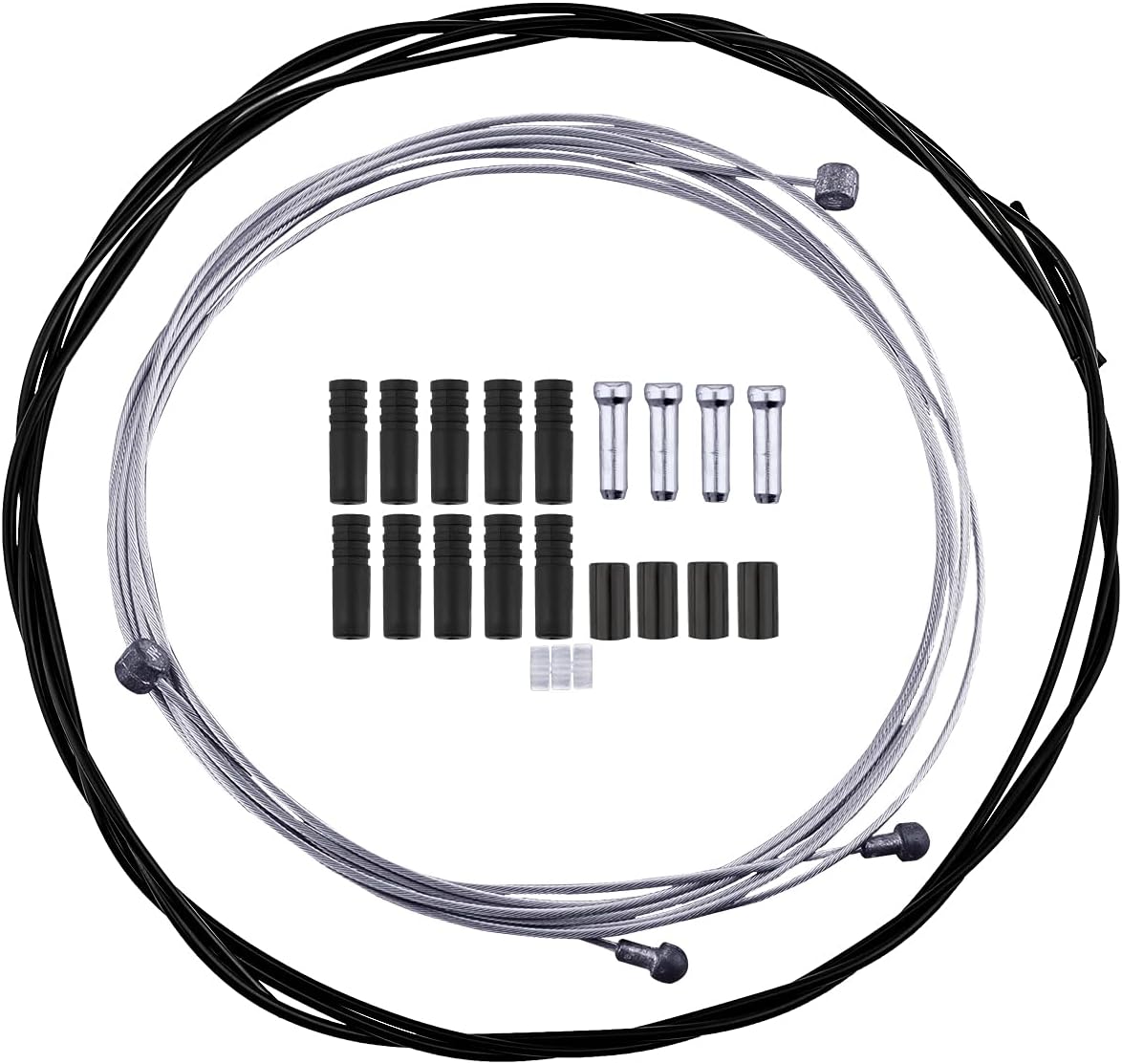 AIEX 23 Pieces Bike Brake Cable Kit Brake Cable Replacement Bicycle