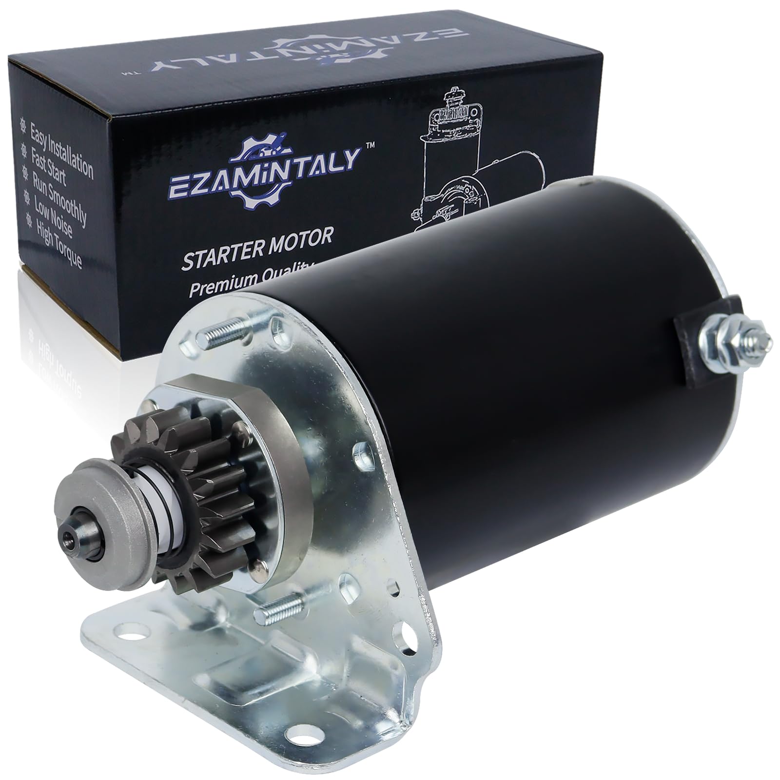 Ezamintaly Starter Steel Geer 16 Teeth Replacement for Briggs and Stratton 11-25HP 691262 795121 393499 5746N AM106883 AM38136 394943 497401 494990,