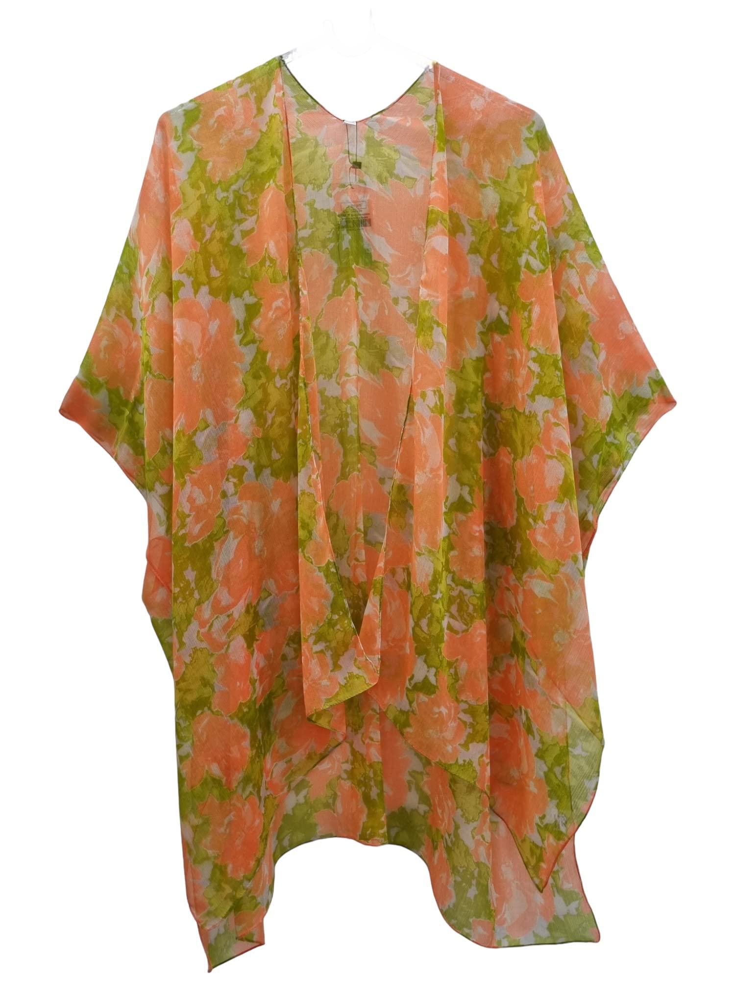 Elu ♥ Femmes Plage Cover Up Maillot de Bain Kimono Cardigan Casual Tops avec Imprimé Floral Bohème