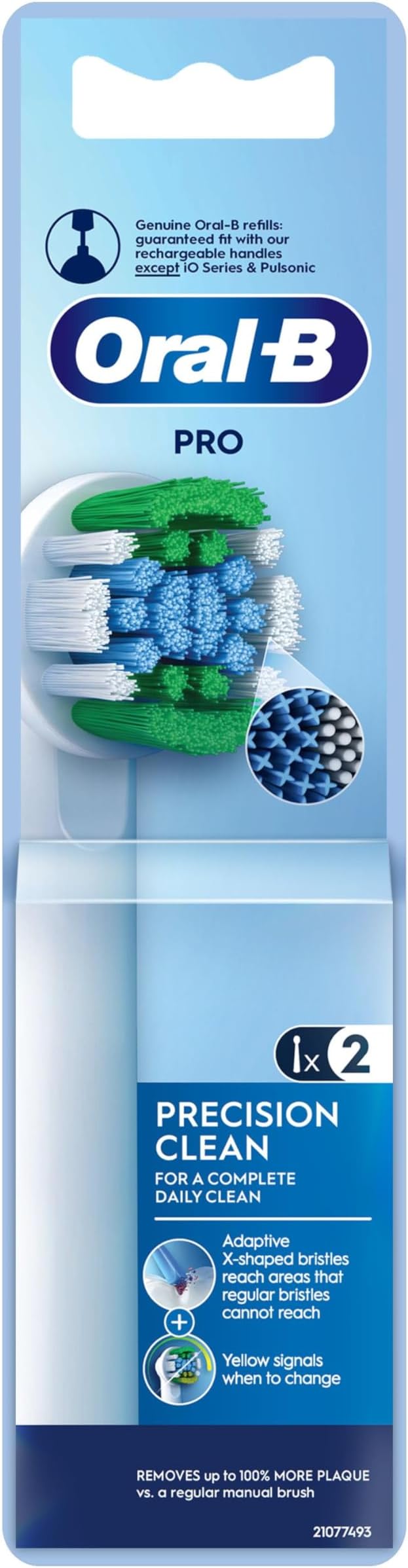 Oral-B Precision Clean Replacement Toothbrush Heads, 2 Heads
