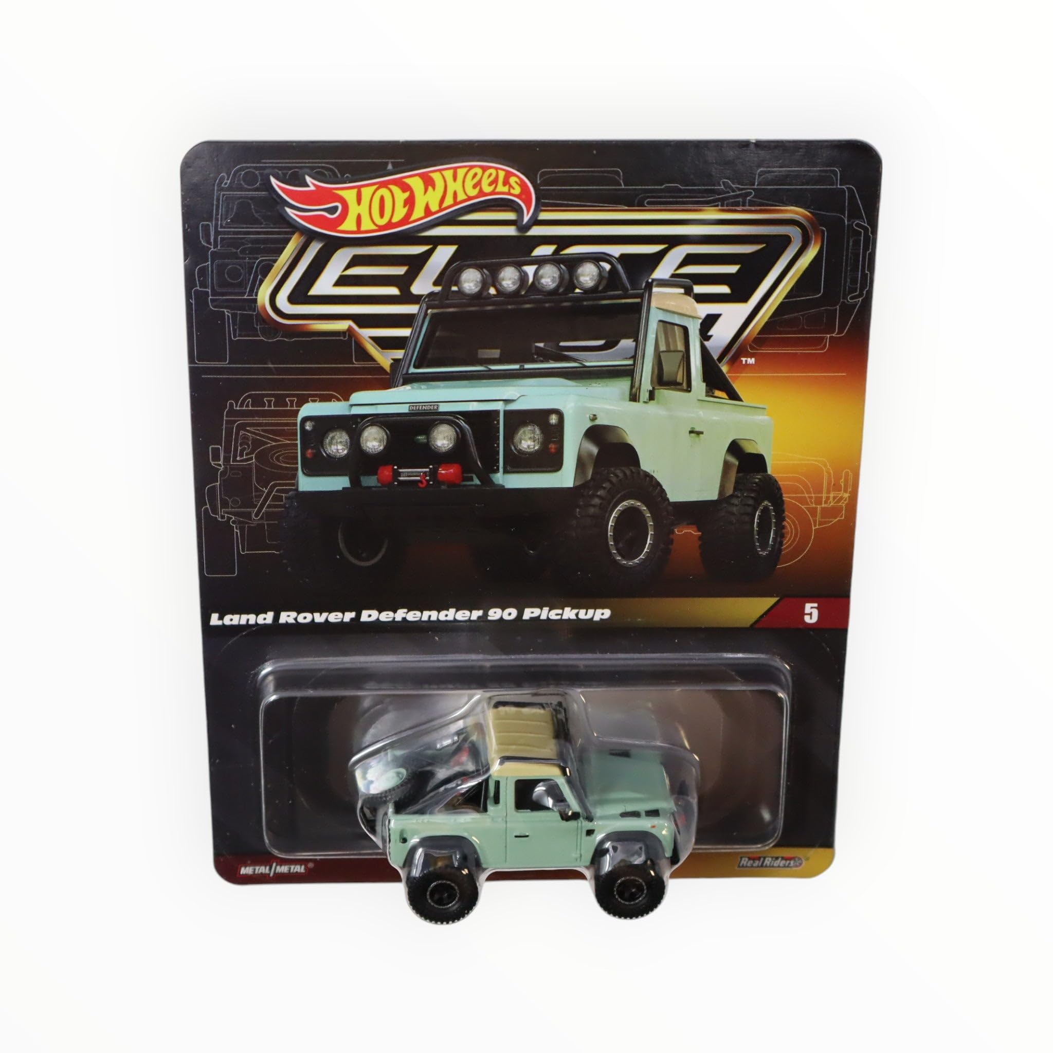 Amazon.com: Hot Wheels Land Rover Defender '90 Pickup - Elite 64