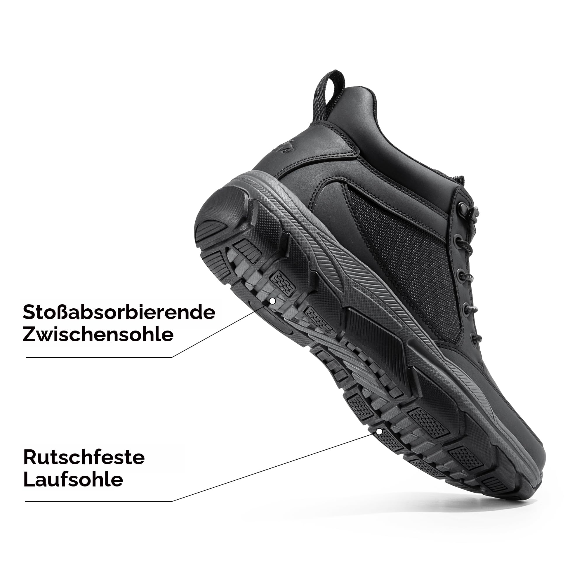 NORTIV 8 Herren Outdoorschuhe Trekkingschuhe Wanderstiefel Bergsteigen Klettern Hiking Boots Wandern Schuhe