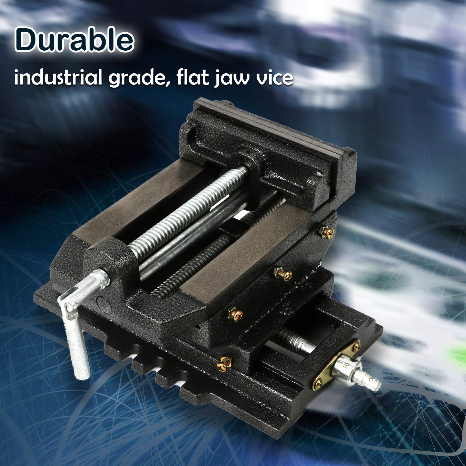 MYOYAY Cross Sliding Vise 6 Inch XY Compound Drill Press Vise Metal