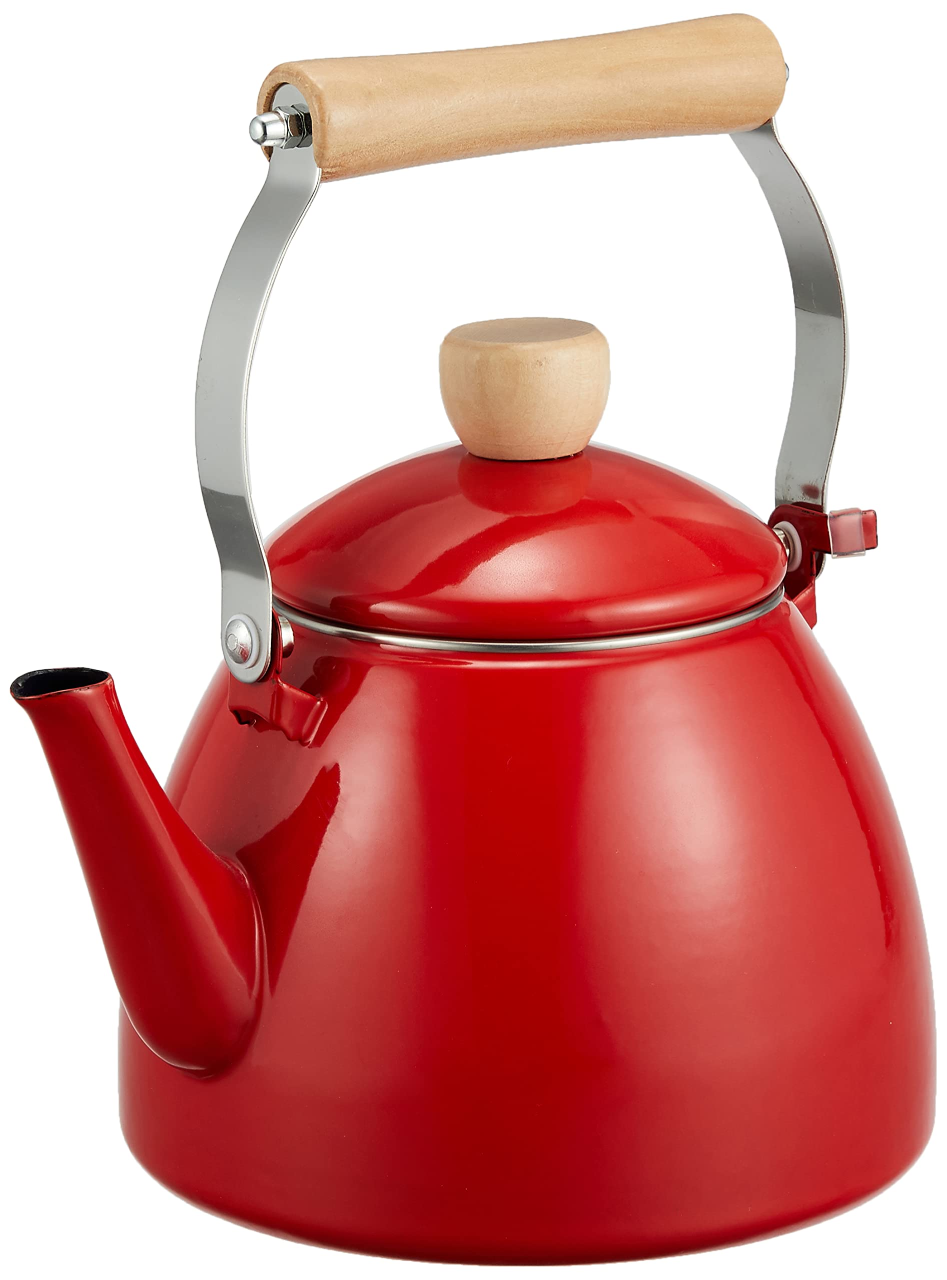 Amazon.co.jp: ベストコ IH対応 ケトル ホーロー やかん 2.5L レッド